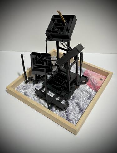Original Contemporary Abstract Sculpture by Yukio Kevin Iraha