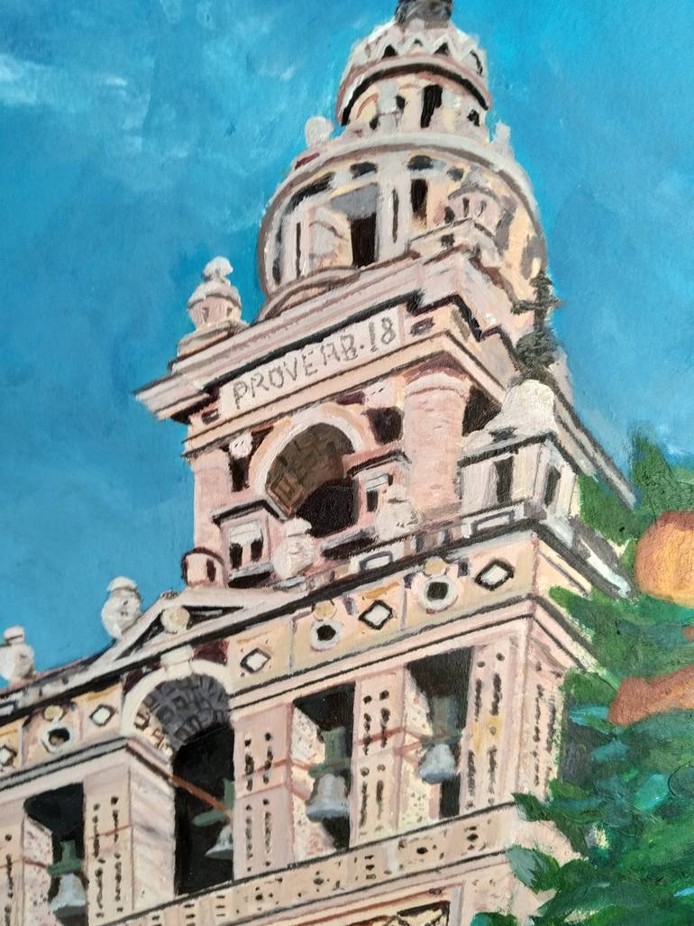 Original Photorealism Cities Painting by James Sampson