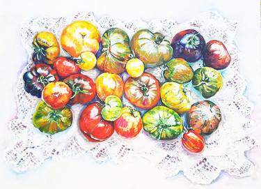 Print of Impressionism Food Paintings by Olga Vinogradova