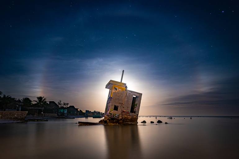 Moonlight night in Holbox - Print