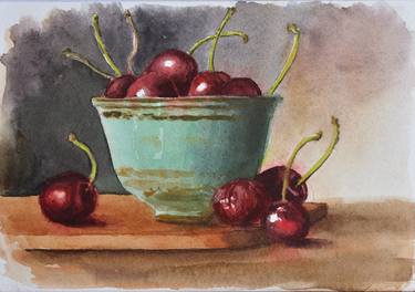 Original Realism Still Life Paintings by Alain CROUSSE ACWATERCOLORS