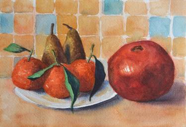 Print of Realism Cuisine Paintings by Alain CROUSSE ACWATERCOLORS