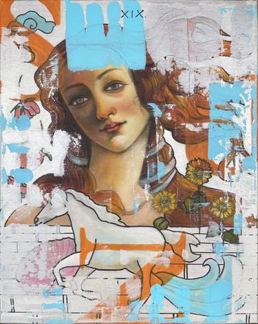 Original Street Art Health & Beauty Paintings by Rekaa  Pusztay
