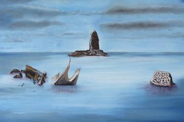 Print of Conceptual Boat Paintings by David Atkinson