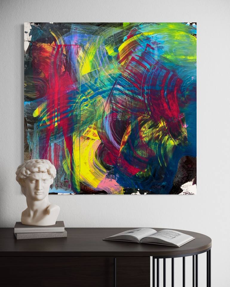 Original Abstract Painting by Elliott From