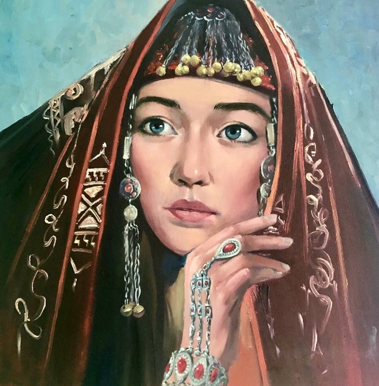 Nomad Women Painting By Venera Rakh Saatchi Art