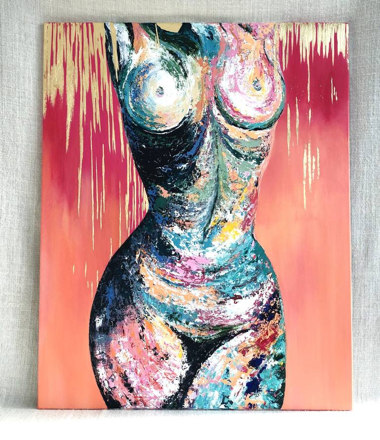 Original Modern Nude Painting by Aakansha Panwar