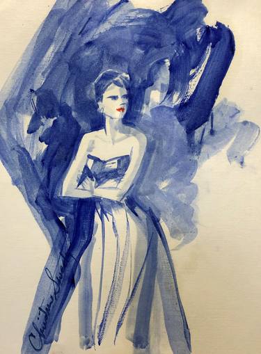 Print of Figurative Fashion Paintings by Christine Sweely