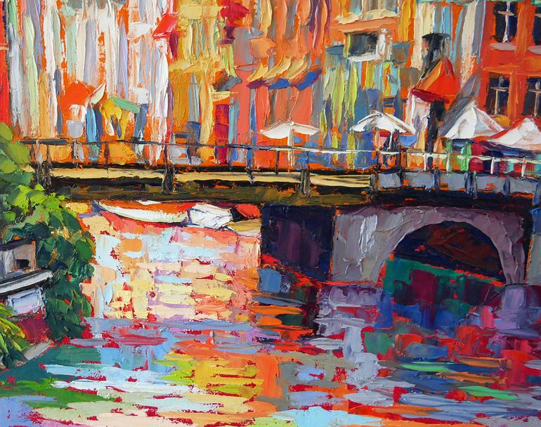 Original Contemporary Architecture Painting by Elizabeth Elkin