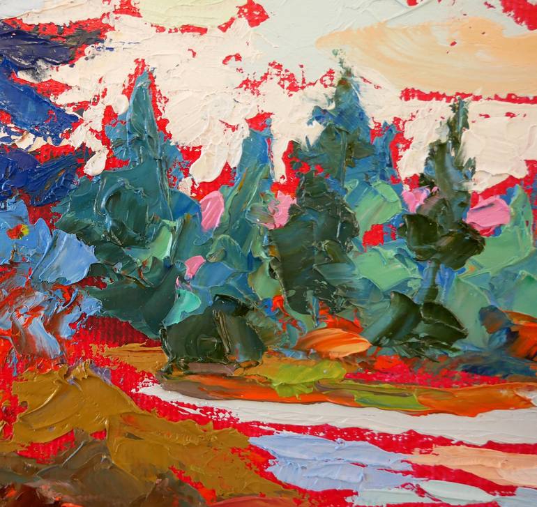 Original Contemporary Landscape Painting by Elizabeth Elkin
