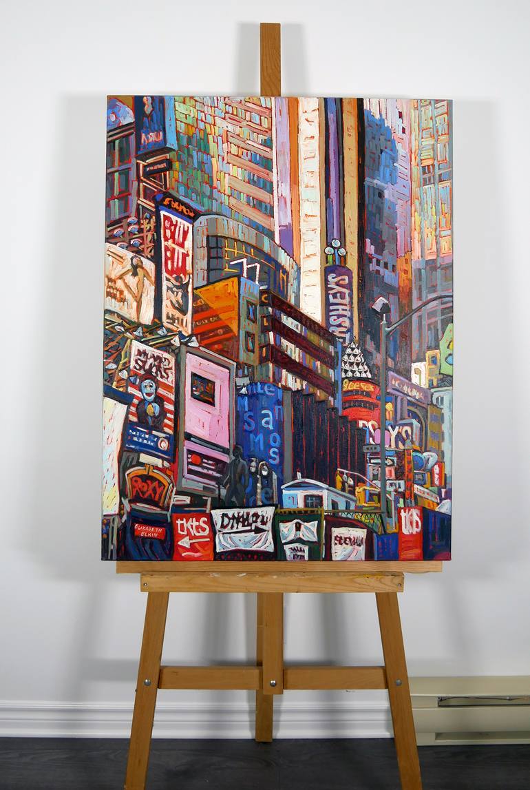 Original Contemporary Architecture Painting by Elizabeth Elkin