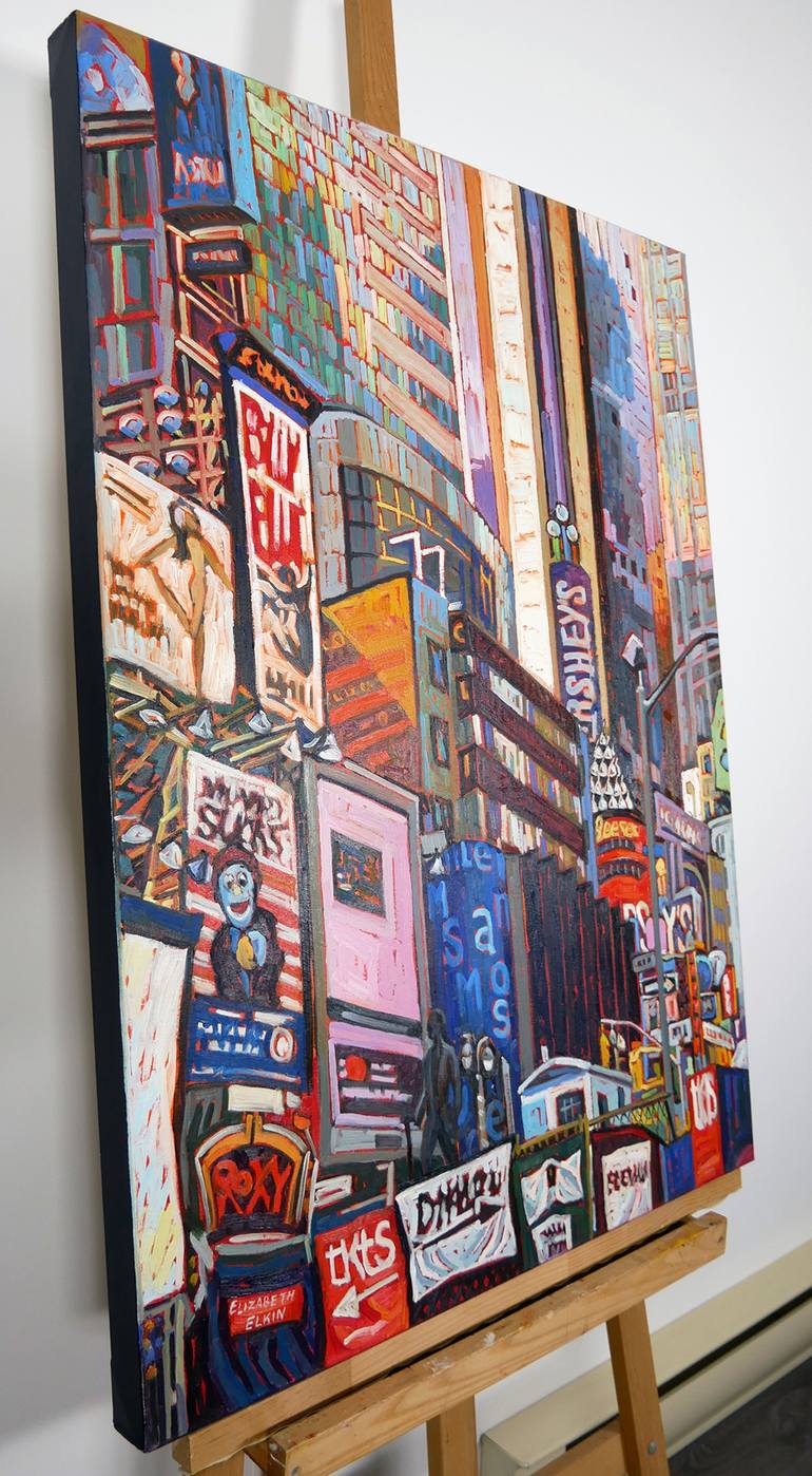 Original Contemporary Architecture Painting by Elizabeth Elkin