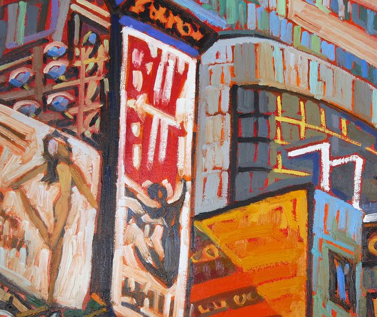 Original Contemporary Architecture Painting by Elizabeth Elkin