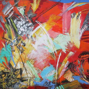 Print of Abstract Expressionism Abstract Paintings by Elizabeth Elkin