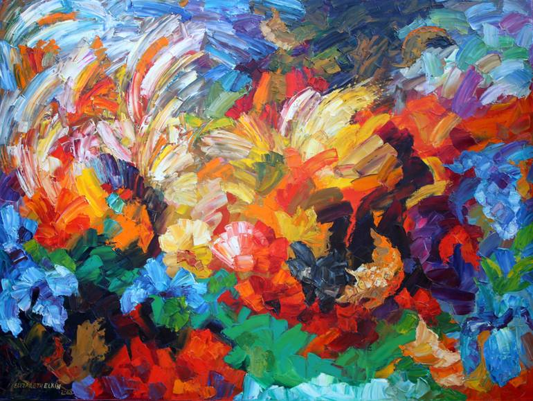 Original  Painting by elizabeth elkin