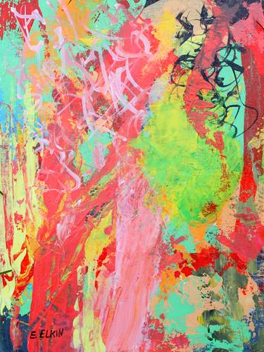 Original Abstract Paintings by Elizabeth Elkin