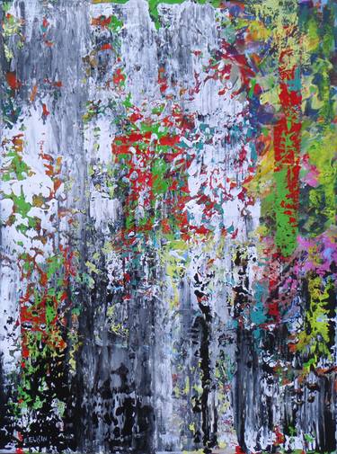 Original Abstract Expressionism Abstract Paintings by Elizabeth Elkin