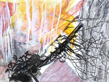 Original Abstract Drawings by Elizabeth Elkin