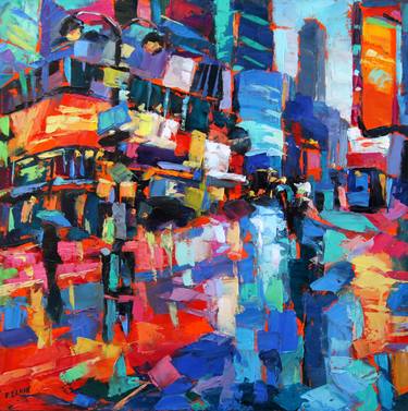 Original Abstract Expressionism Travel Paintings by Elizabeth Elkin
