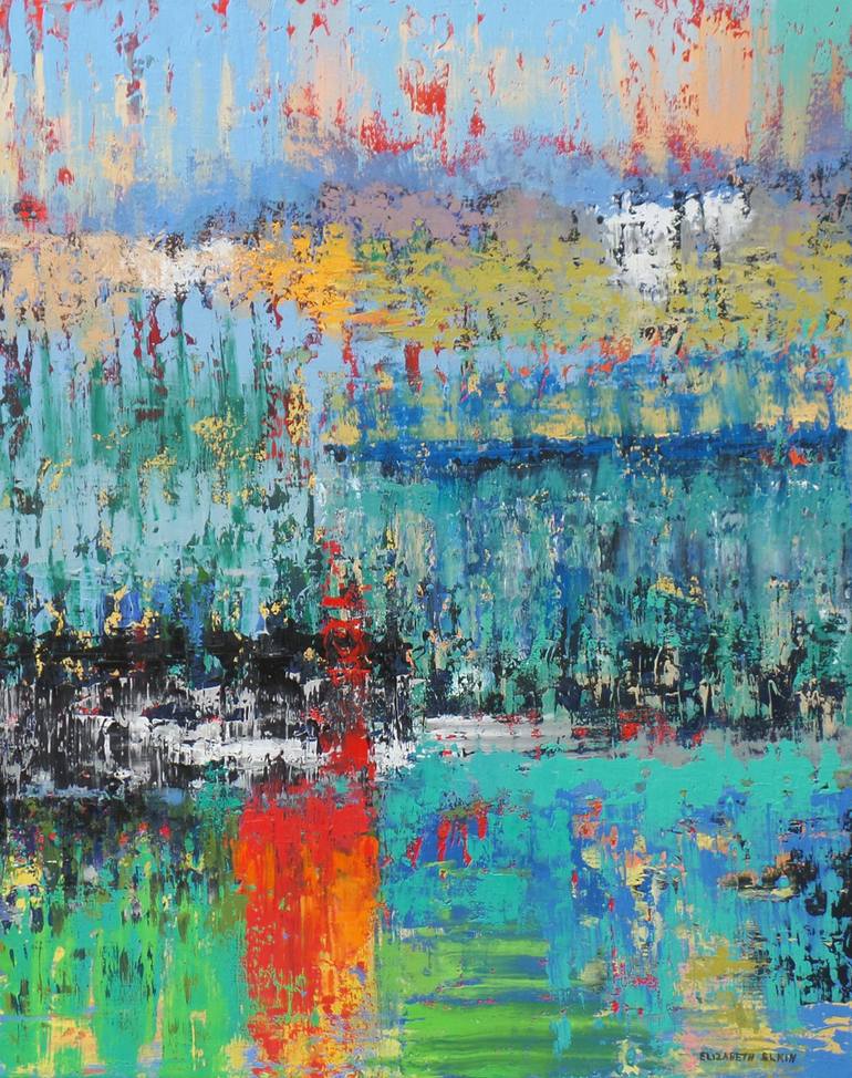 Reflection Painting by Elizabeth Elkin | Saatchi Art