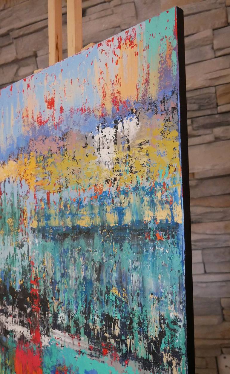 Original Abstract Painting by Elizabeth Elkin