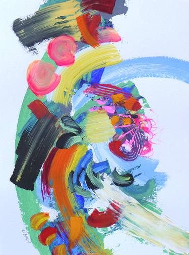 Original Abstract Paintings by Elizabeth Elkin