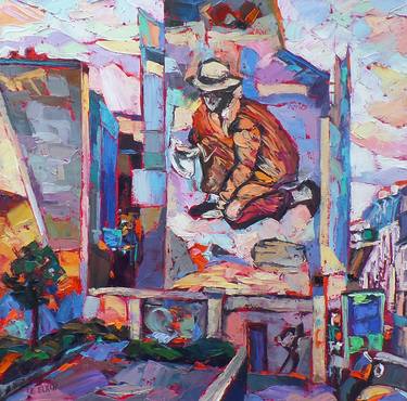 Print of Expressionism Architecture Paintings by Elizabeth Elkin