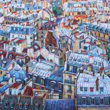 Original Architecture Paintings by Elizabeth Elkin