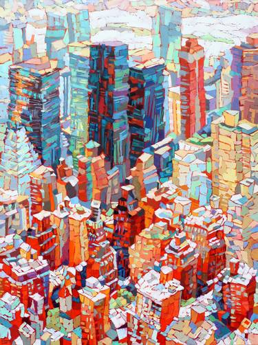 Print of Architecture Paintings by Elizabeth Elkin