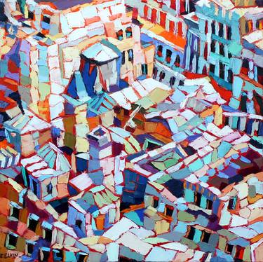 Original Architecture Paintings by Elizabeth Elkin