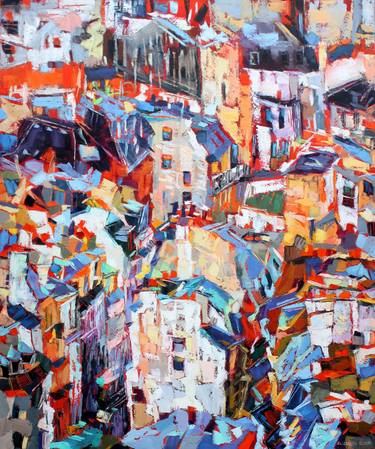 Original Abstract Expressionism World Culture Paintings by Elizabeth Elkin