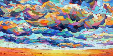 Original Expressionism Landscape Paintings by Elizabeth Elkin