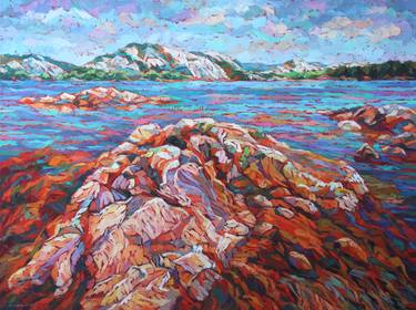 Original Impressionism Landscape Paintings by Elizabeth Elkin