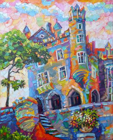 Original Architecture Paintings by Elizabeth Elkin