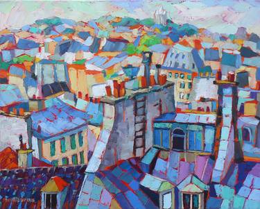 Original Architecture Paintings by Elizabeth Elkin