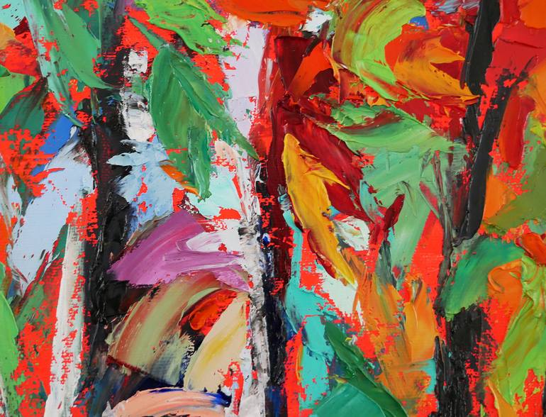 Original Expressionism Landscape Painting by Elizabeth Elkin