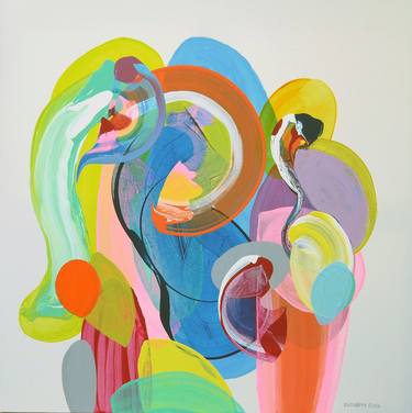 Original Abstract Expressionism Abstract Paintings by Elizabeth Elkin