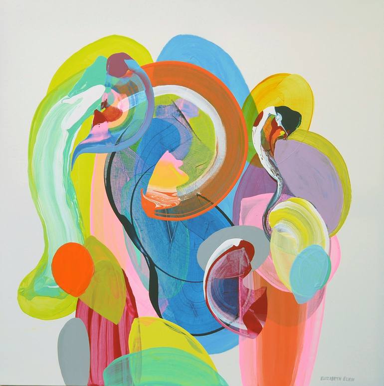 Print of Abstract Expressionism Abstract Paintings by Elizabeth Elkin