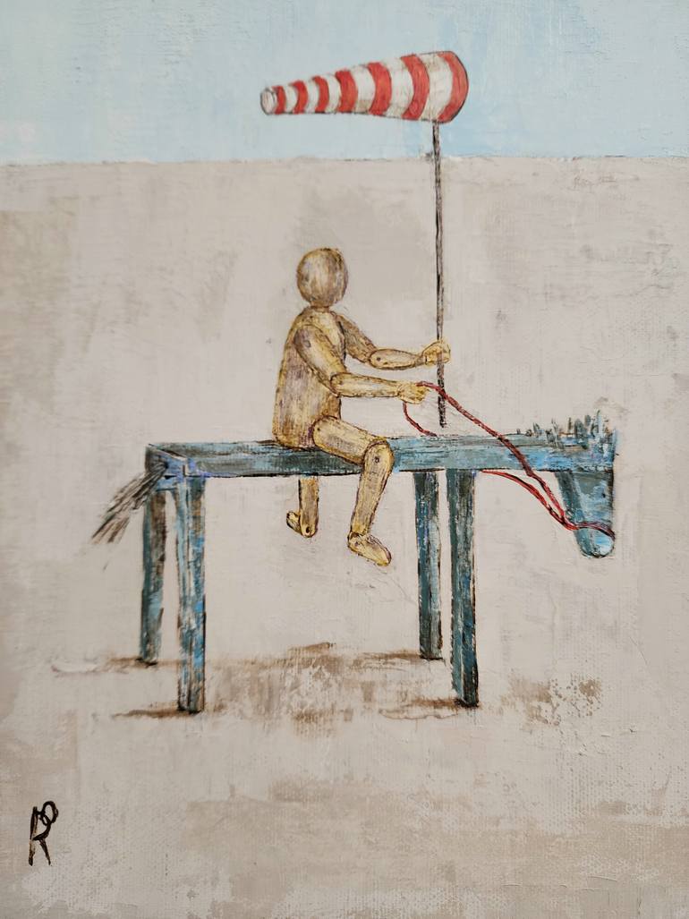 Original Abstract Expressionism Floral Painting by Olena Romashkina