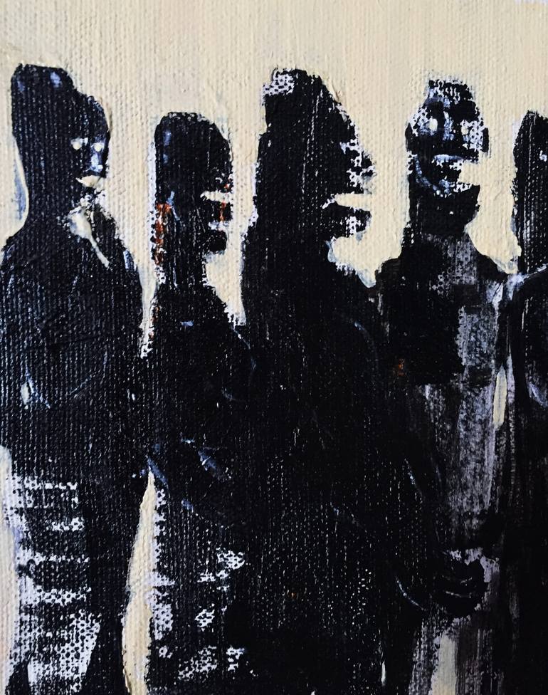 Original Abstract Expressionism Animal Painting by Olena Romashkina