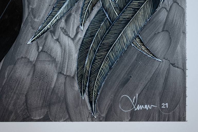 Original Figurative Men Painting by Iman Scheiko