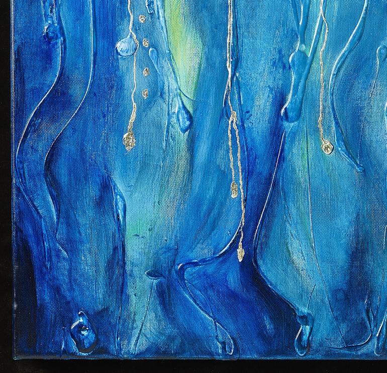 Original Abstract Water Painting by Julia Stockwell-Hamid