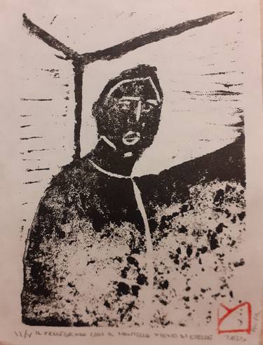 Original Figurative Men Printmaking by Michelle Muller