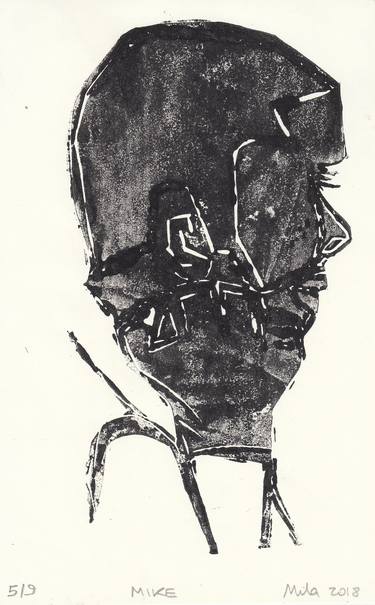Print of Portrait Printmaking by Michelle Muller