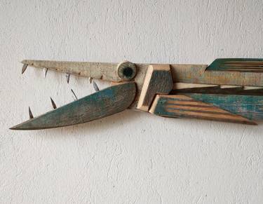 Original Cubism Fish Sculpture by Irina and Veselin Kavalovi