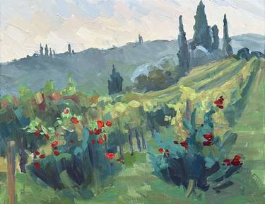 Original Impressionism Landscape Paintings by Genia Sheyn