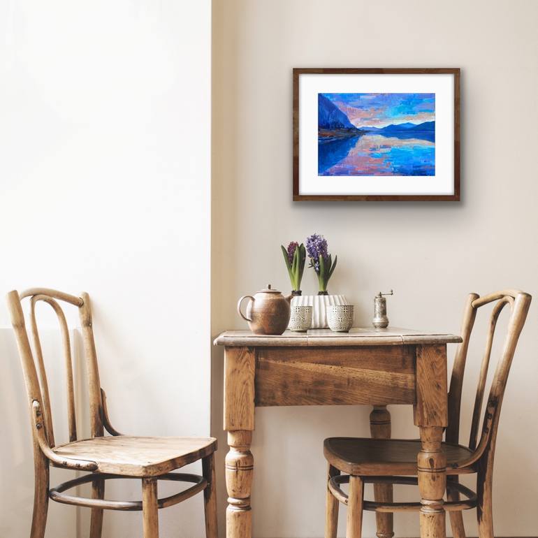 Original Impressionism Landscape Painting by Genia Sheyn