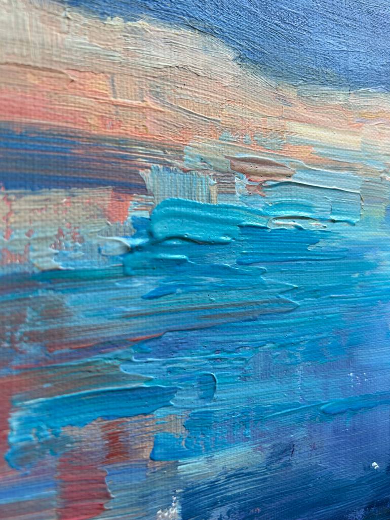 Original Impressionism Landscape Painting by Genia Sheyn
