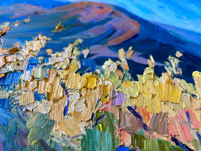 Original Impressionism Landscape Painting by Genia Sheyn