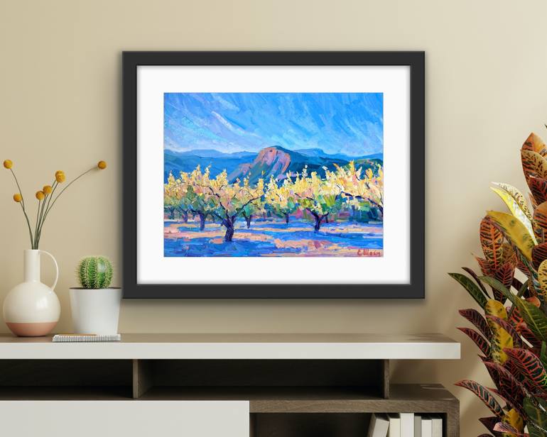 Original Impressionism Landscape Painting by Genia Sheyn
